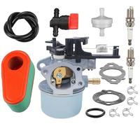Hippotech 591137 Vergaser und Zündkerzen mit Luftfilter Kraftstoffventil für Briggs & Stratton 590948 Husqvarna 775EX Rasenmäher Carb 795066 796254 Toro Timesaver