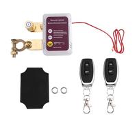 Hipzeepo Für Auto-Batterie-Trennschalter, Automatischer Ausschalter 12V/24V 240A Fernbedienung Batterie-Trennschalter Silber