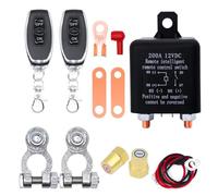 HISports 12V DC 200A Batterietrennschalter, 12V Funkschalter Set mit Fernbedienung, Hauptschalter für Auto, Wohnmobil, Boot