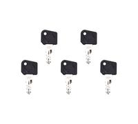 HISports 5 Stück 801 Zündschlüssel,Ersatz-Zündschlüssel-Kit für Bagger-Startschalter, Kompatibel mit Linde Gabelstapler