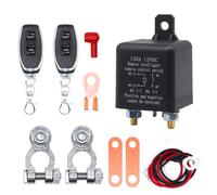 HISports BatterieTrennschalter Suite 12V DC 120A,Funkschalter Set mit Fernbedienung,Upgrade-Schalter für Automobile, RV, Boot, Wasserpumpe, Batterie Trennrelais,Diebstahlsicherung Batterie Relais