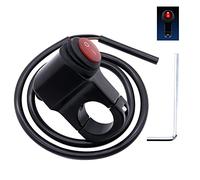 HISports Motorrad Lenkerschalter ATV Lichtschalter 22mm Schalter für Licht und Nebel