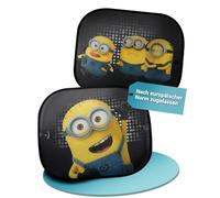 HiTS4KiDS - Sonnenschutz Auto Baby mit UV Schutz 2er Set - Sonnenschutz Auto für Kinder mit Saugnäpfen - Sonnenschutz Auto für Seitenscheiben - Auto Fenster Verdunkelung Minions - 44 x 36 cm