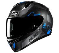 HJC C10 Aspa MC2 Helm, schwarz-anthrazit-blau Größe: M