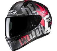 Hjc C10 Fop Mc1Sf Matt/Schwarz/Rot M (57-58)