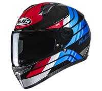HJC C10 Hiper Helm, schwarz-blau-weiß-rot Größe: M
