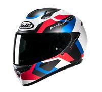 HJC C10 Integralhelm Tins MC21SF Schwarz / Weiß / Blau / Rot M