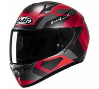 HJC C10 Tins Helm, schwarz-anthrazit-rot matt Größe: L