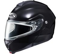 HJC C91 Solid Schneemobil Modular Helmets EP25SUS5XBKV Dual Lens Schild Md Black