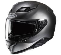 HJC F71 Halb-Flach Motorradhelme Größe L Silber Vollvisier Street