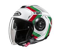 HJC i40N Jethelm Velu MC41 Weiß / Rot / Grün XL