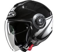 HJC i40N VISION Jethelm schwarz-weiss MC5 L