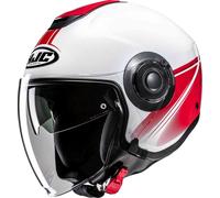 HJC Jethelm i40N VISION MC1 Weiss/Rot M (57-58)