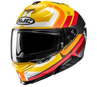 HJC i71 Viz Helm, gelb-rot-blau-weiß matt Größe: S