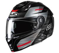 HJC i91 Dusk Klapphelm, schwarz-rot Größe: XL