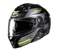 HJC i91 Dusk MC3H Klapphelm Schwarz / Grau / Gelb M