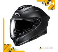 HJC Motorradhelm Integralhelm C71 S SOLID Undurchsichtig Schwarz