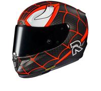 HJC RPHA 11 Miles Morales Marvel Helm, schwarz-weiss-rot, Größe L