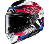 HJC RPHA 72 Goldy Helm, schwarz/weiß/blau/rot, Größe XL (60/61)