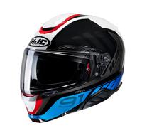 HJC RPHA 91 Rafino Klapphelm Glänzend XL Black / White / Blue MC21