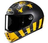 HJC V10 Crania Helm, schwarz-gelb, Größe L für Männer