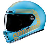 HJC V10 Foni , blau-orange Größe: XL