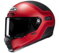 HJC V10 Grape Helm, schwarz-rot, Größe 2XL