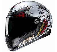 HJC V10 Vatt Helm, schwarz-grau-gelb, Größe M