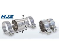 Stufenrohrverbinder Adapterstück Edelstahl Reduzierstück 60/50 HJS 90605331