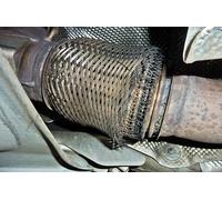 HJS Reparaturrohr, Katalysator Flexrohr, Abgasanlage Ruß-/Partikelfilter Katalysator,Flexrohr, Abgasanlage,Reparaturrohr, vorne für BMW 83 00 8366