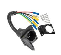 Hkfgdjdl Hochlast 7 Pin Anhänger Kabelbaum Wohnmobile Steckdose Verlängerungskabel Geeignet für PKW LKW mit hoher Tragfähigkeit