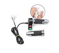 HLAQHL Universeller Gasgriff, 60 V, dreistufiger Lenker mit Hupen-Gasdrehgriff, kompatibel mit Citycoco-Zubehör for Elektroroller(C)