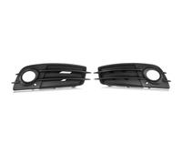 HNVCYT Für Audi A4 B8 S-Line S4 2008-2012 Fahrzeug Front Untere Stoßstange Nebelscheinwerfer Abdeckung Kühlergrill Blende Lampenschirm 8K0807682C 8K0807681C Auto Nebelscheinwerfer Abdeckung