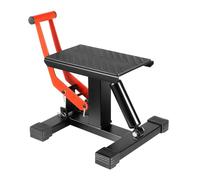 HOARLICN Motorradhebebühne, Hydraulisch Hebebühne Motorradheber Bühne Hebebühne ATV Quad Lifter Bühne Lift Scherenheber Klapp Ständer Für Motorräder Fahrräder, Geländewagen (Schwarz, Rot)