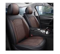 HOBIVA Sitzbezüge Auto Autositzbezüge Universal Set für Skoda Citigo Enyaq iV Fabia Kamiq Karoq Kodiaq Auto Zubehör,Braun