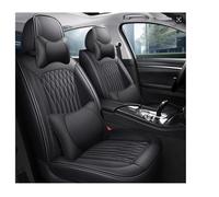 HOBIVA Sitzbezüge Auto Autositzbezüge Universal Set für Skoda Kamiq Superba Superba 2 Superba 3 Superba 3V Yeti Octavia 5E Tuning Auto Zubehör,Schwarzer Luxus