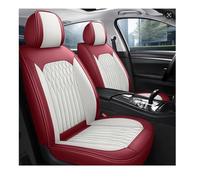 HOBIVA Sitzbezüge Auto Autositzbezüge Universal Set für Skoda Kamiq Superba Superba 2 Superba 3 Superba 3V Yeti Octavia 5E Tuning Auto Zubehör,Rot