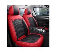 HOBIVA Sitzbezüge Auto Autositzbezüge Universal Set für Skoda Kamiq Superba Superba 2 Superba 3 Superba 3V Yeti Octavia 5E Tuning Auto Zubehör,Schwarz-Rot