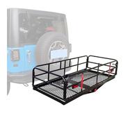 Hochleistungs-Lastenträger für die Anhängerkupplung, 230 kg/507 lbs zusammenklappbarer Gepäckträger, hinterer Gepäckkorb passend für 5 cm/2 Zoll Empfänger für SUV-Pickup-Truck