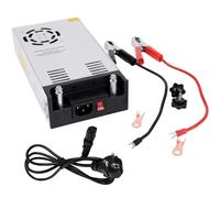 Hochleistungs-SMPS 110V/220V AC zu 12V DC Konverter - 50A 600W Netzteil - Einstellbarer Schaltnetztransformator für LED-Streifen, LCD-Monitor, CCTV, Radio/Autoradios, 3D-Drucker - Inklusive 2 Klemmkab
