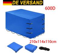 Hochplane für Stema PKW Anhänger Plane Abdeckplane F 750 DBL 750 850 600D Blau