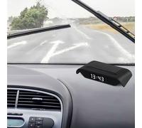 Hochtemperaturbeständiges Auto StickOn Uhr Thermometer mit Solarenergie