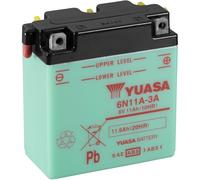 Hochwertige 6V Yuasa Batterie 11AH für Motorrad und Schneemobil - langlebig & zu