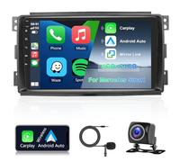 Hodozzy 8 Core 4G+64G Autoradio für Mercedes-Benz Smart Fortwo 451 2005-2010 Android 9 Zoll IPS Bildschirm GPS Navi mit Carplay Android Auto Mirror Link 2 DIN Autoradio Bluetooth DSP WiFi RDS Kamera