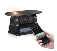 Hodozzy Wireless Solar Rückfahrkamera Stabiles WiFi,720P Rückfahrkamera mit Wasserdicht,Solaraufladung,Magnetische Basis, Videoaufzeichnung,Nachtsicht,Rückfahrhilfe Wiederaufladbare Kamera