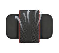 Höhenverstellbare Mittelarmstütze mit Staufach, Atmungsaktive Console Erhöhung für Auto, Abdeckung & Organizer zur Schonung der Originalpolster