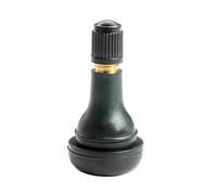 Hofmann Power Weight 100x Reifenventil schwarz TR415 | Gummiventil Auto montiert | Autoreifen Ventilkappe + Ventileinsatz Ventil Autoreifen