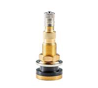 Hofmann Power Weight 10x Metallventil Felgenventil Traktor Luft/Wasser TR618A | Ventileinsatz + Ventilkappe Metall | Traktorreifen Ventil