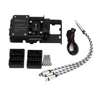 HOHMI 2021 2022 Motorrad-Navigations-Halterung, USB-Ladegerät, Halterung, Ständer, passend für Yamaha Tracer 900 Tracker 9 GT GPS-Zubehör (Größe: USB 12 mm Loch)