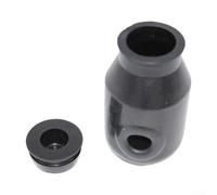 HOHOVYVY Hydraulikzylinder und Öltank Ersatzteile für manuelle Gabelstapler Transpallet, 110 mm Höhe, 45 mm Durchmesser, mit Ölkappe 42/32 mm, schwarz(Oil bottle + lid)